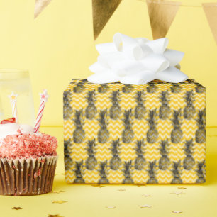 ananas Zigzags Cadeaupapier