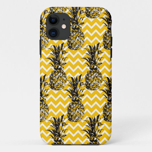 ananas Zigzags Case-Mate iPhone Case (Achterkant)