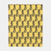 ananas Zigzags Fleece Deken (Voorkant)