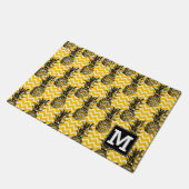 ananas Zigzags | Monogram Deurmat (Schuin)