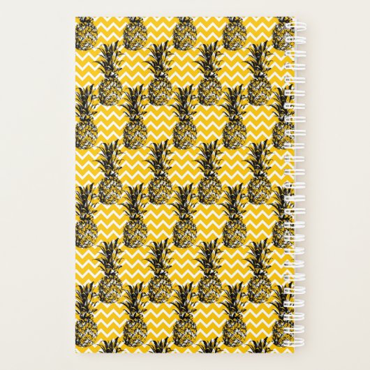 ananas Zigzags | Monogram Planner (Achterkant)