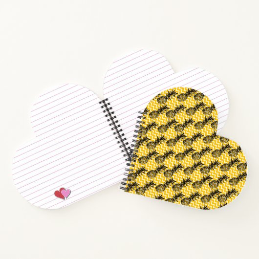 ananas Zigzags Notitieboek (Binnen)