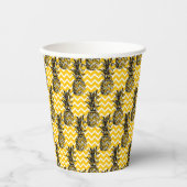 ananas Zigzags Papieren Bekers (Voorkant)
