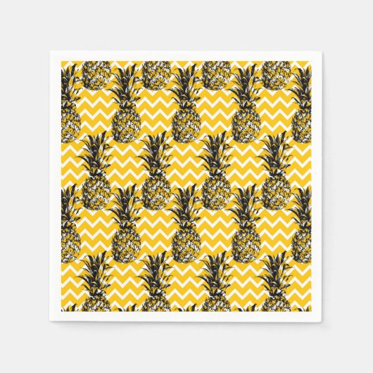 ananas Zigzags Servet (Voorkant)