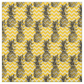 ananas Zigzags Stof (Swatch)
