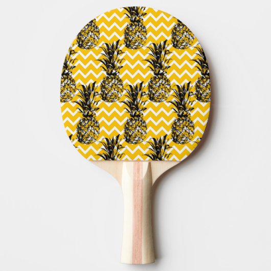 ananas Zigzags Tafeltennisbatje (Voorkant)
