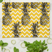 ananas Zigzags Theedoek (Gevouwen)