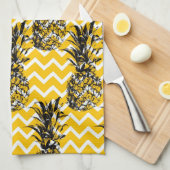 ananas Zigzags Theedoek (Quarter Fold)