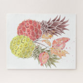 ananas, zoet koppel, legpuzzel (Horizontaal)