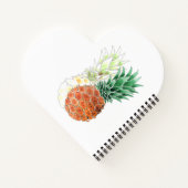 Ananas, zoet koppel. notitieboek (Achterkant)