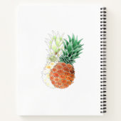 Ananas, zoet koppel. notitieboek (Achterkant)