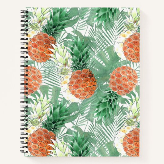 Ananas, zoet koppel. notitieboek (Voorkant)