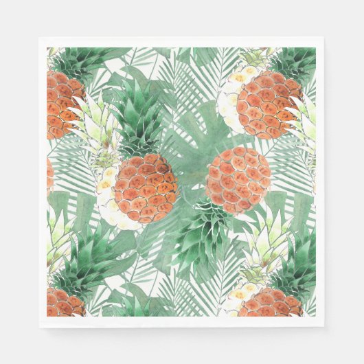 ananas, zoet koppel, servet (Voorkant)