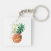 Ananas, zoet koppel. sleutelhanger (Achterkant)