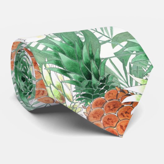 Ananas, zoet koppel. stropdas (Opgerold)