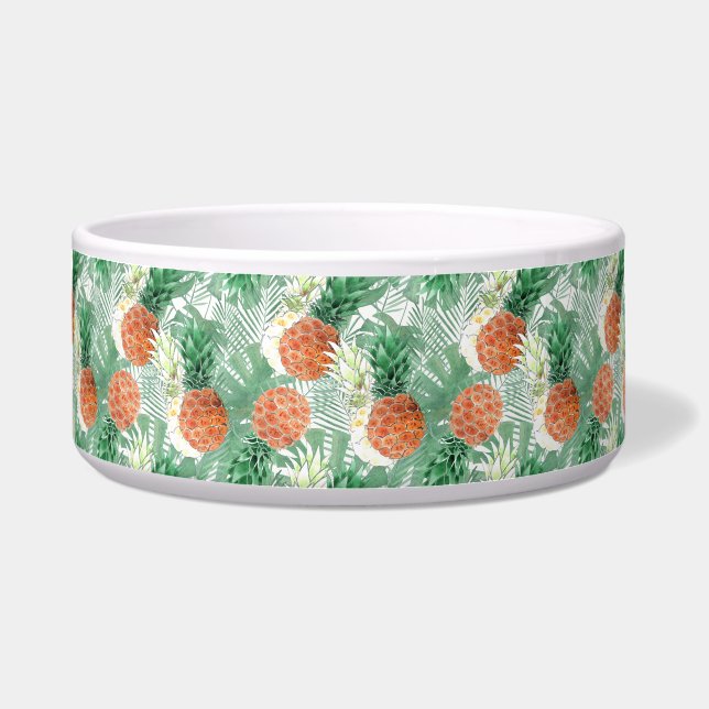 Ananas, zoet koppel. voerbakje (Voorkant)
