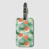 Ananas, zoet paar, fruit bagagelabel (Voorkant (verticaal))