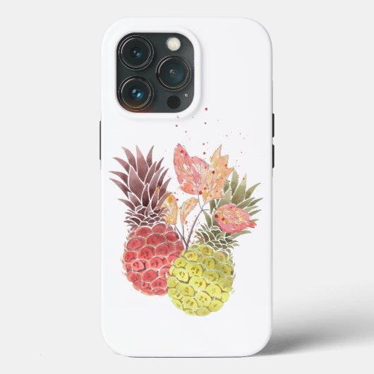 Ananas, zoet stel . Case-Mate iPhone case (Achterkant)