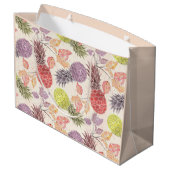 Ananas, zoete koppels, vruchten groot cadeauzakje (Achterkant Gekanteld)