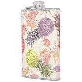 Ananas, zoete koppels, vruchten heupfles (Links)