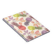Ananas, zoete koppels, vruchten notitieboek (Rechterzijde)