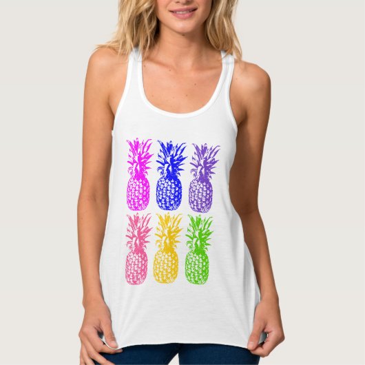 ananas, zomer- en ananas tanktop (Voorkant)