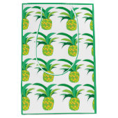 ananas zomer tropische ananas medium cadeauzakje (Voorkant)