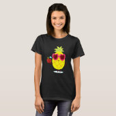 Ananas Zonnebril 2 T-shirt (Voorkant volledig)