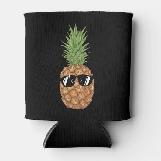 ananas zonnebril Aloha Beaches Blikjeskoeler (Voorkant)