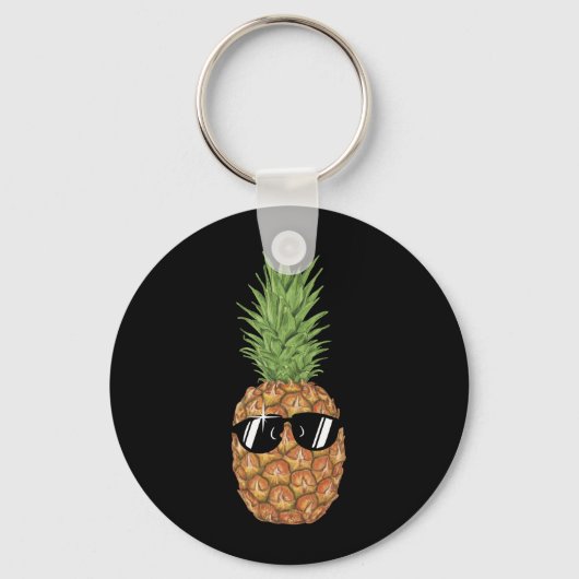 ananas zonnebril Aloha Beaches Sleutelhanger (Voorkant)