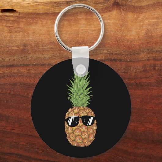 ananas zonnebril Aloha Beaches Sleutelhanger (Voorkant)