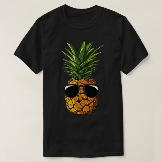 Ananas Zonnebril T Aloha Stranden Hawaiian Haw T-shirt (Design voorkant)