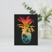 ANANAS ZONSONDERGANG BRIEFKAART (Staand voorkant)