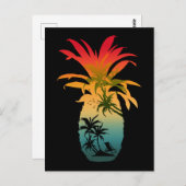 ANANAS ZONSONDERGANG BRIEFKAART (Voorkant / Achterkant)