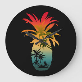 ANANAS ZONSONDERGANG GROTE KLOK