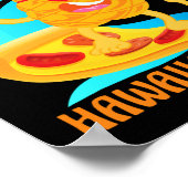 ananasappel Pizza Hawaiian Pizza anananas op Pizza Poster (Hoek)