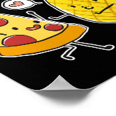 ananasappel Pizza Hawaiian Pizza anananas op Pizza Poster (Hoek)
