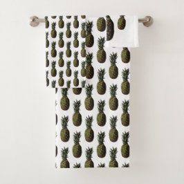 Ananasbadhanddoeken, washandjes bad handdoek