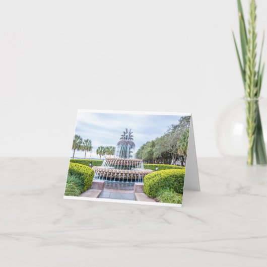 Ananasfontein - Blank gevouwen Kaart (Voorkant)