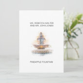 Ananasfontein - Charleston Feestdagenkaart (Staand voorkant)