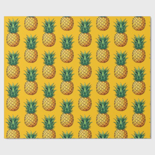 Ananasfruit Cadeaupapier (Vlak)
