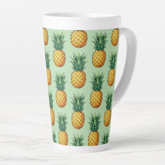 Ananasfruit Latte Mok (Rechterhoek)