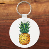 Ananasfruit Sleutelhanger (Achterkant)
