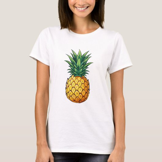 Ananasfruit T-shirt (Voorkant)