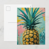 ananasfusie feestdagenkaart (Voorkant / Achterkant)