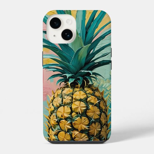 Ananasfusie iPhone Hoesje (Achterkant)
