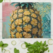 ananasfusie theedoek (Gevouwen)