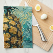 ananasfusie theedoek (Quarter Fold)