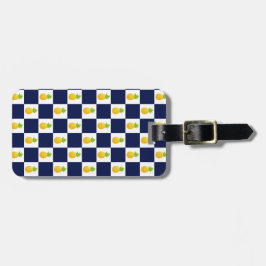 ananasgeruit Bagagelabel