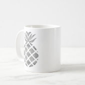 Ananasgrijze tint koffiemok (Voorkant links)